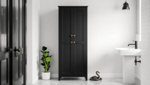 Black Bathroom Storage Cabinets: Transform Your Space with Style and Function