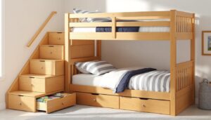 Bunk Bed with Storage Stairs: The Ultimate Space-Saving Solution for Your Home