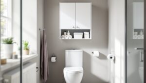 over the toilet storage cabinet