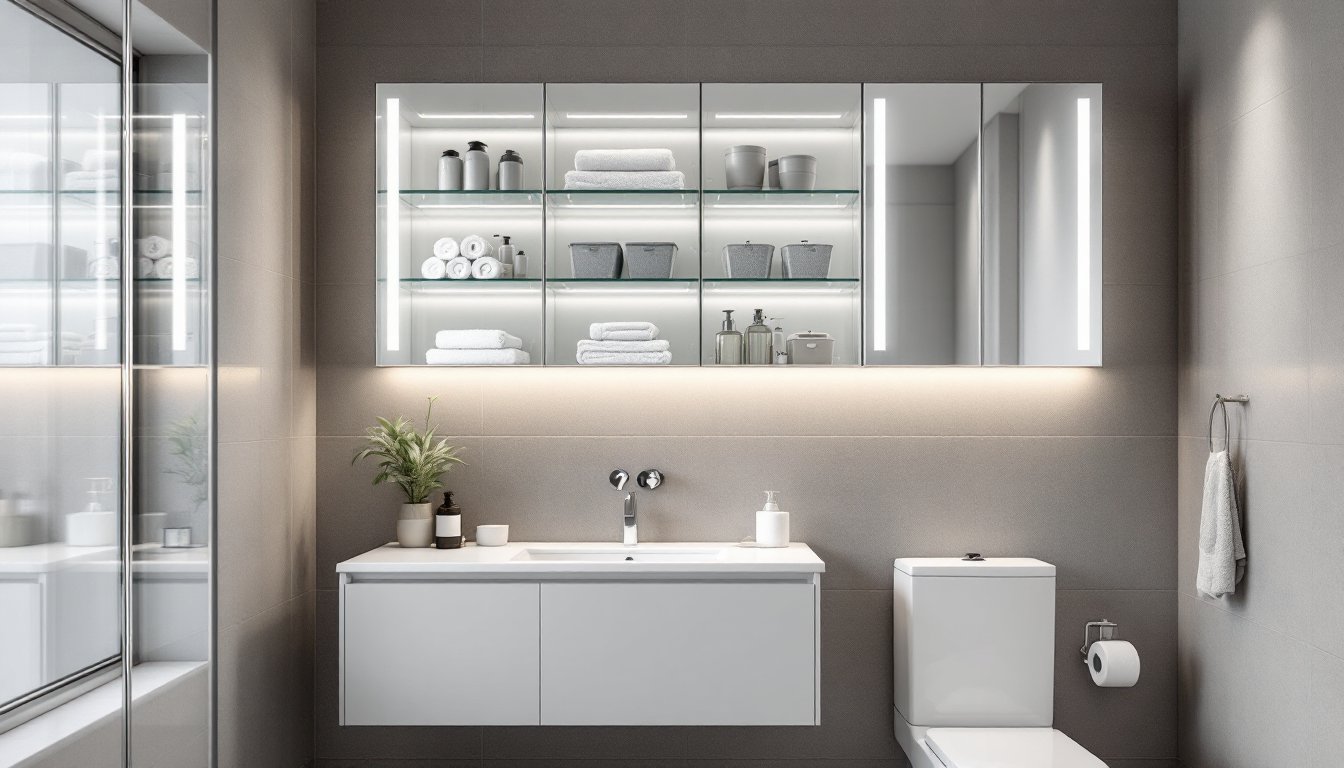 bathroom wall cabinet