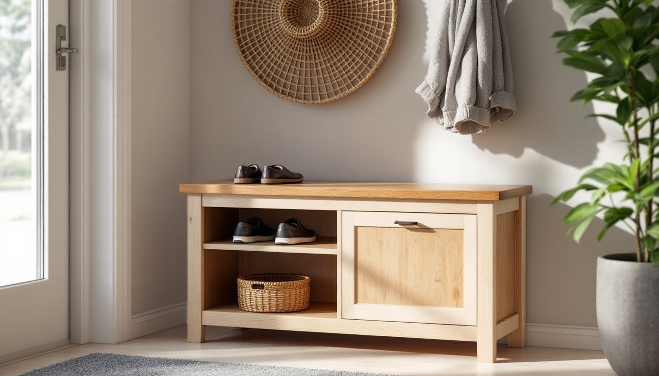 shoe storage bench