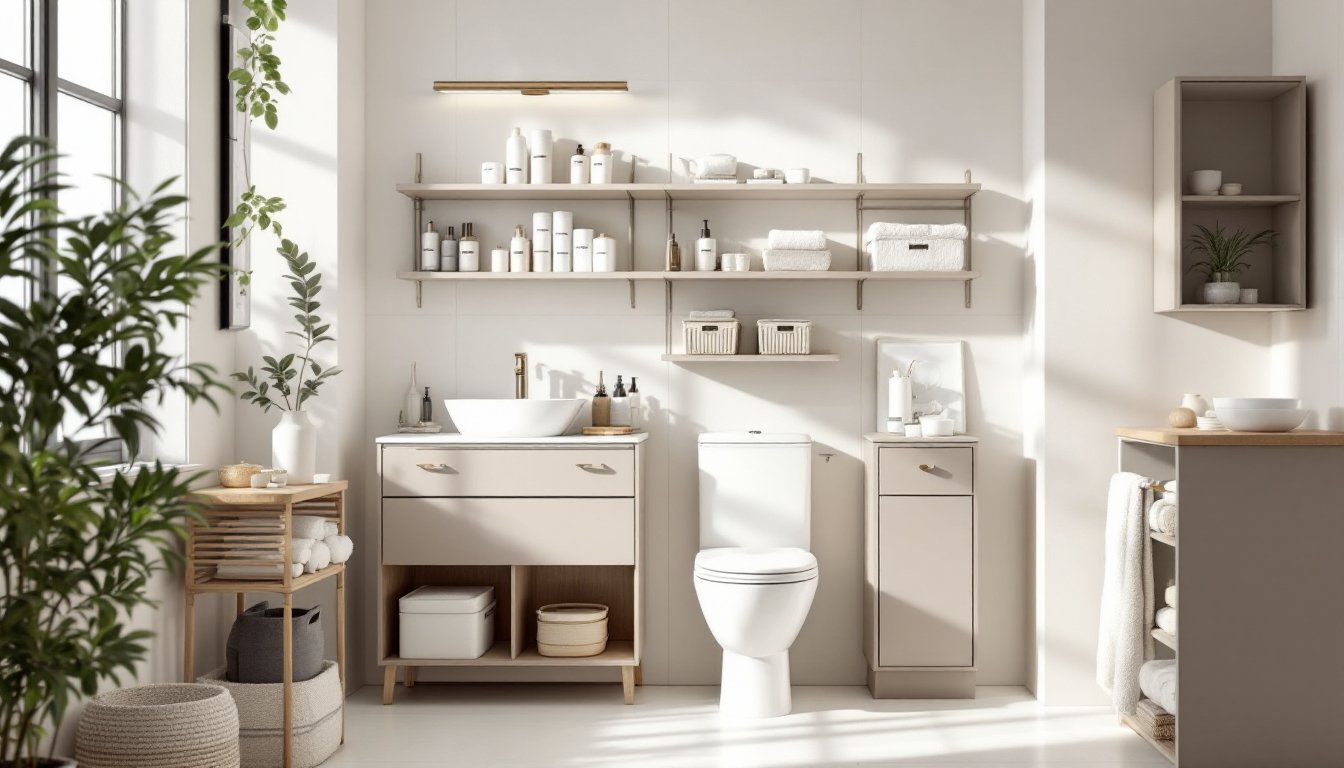 bathroom bath storage