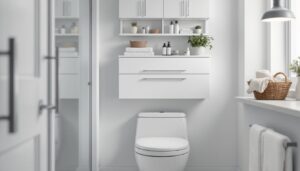 over the toilet vanity