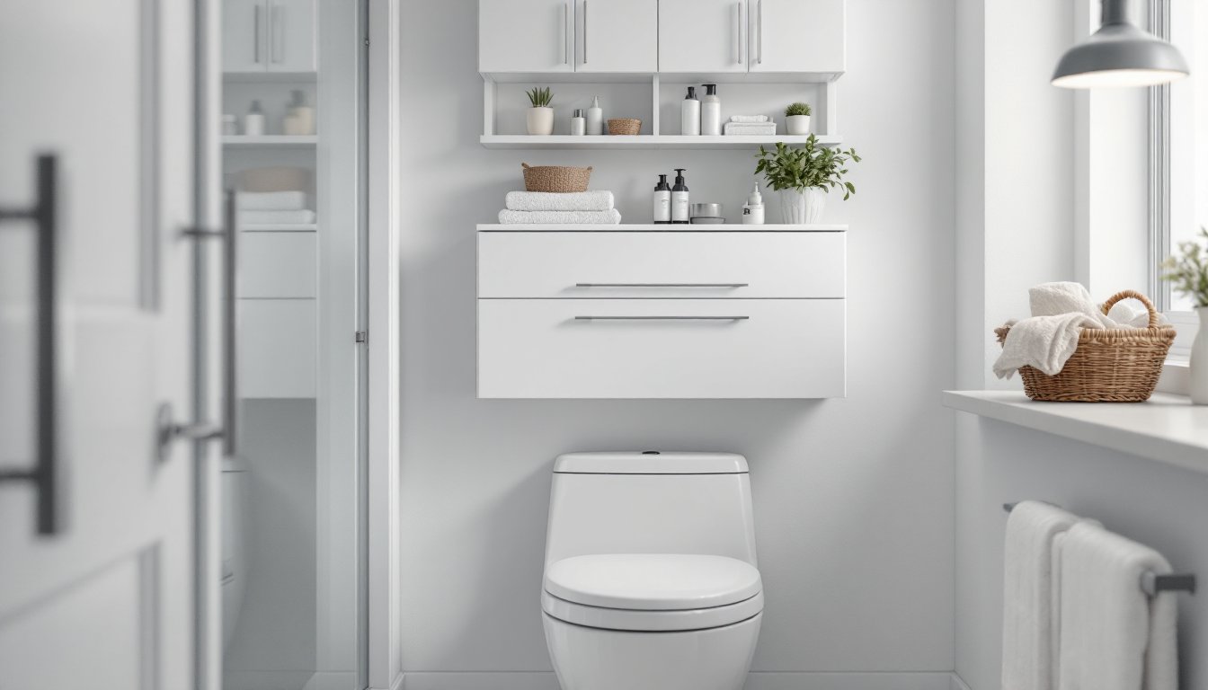 over the toilet vanity